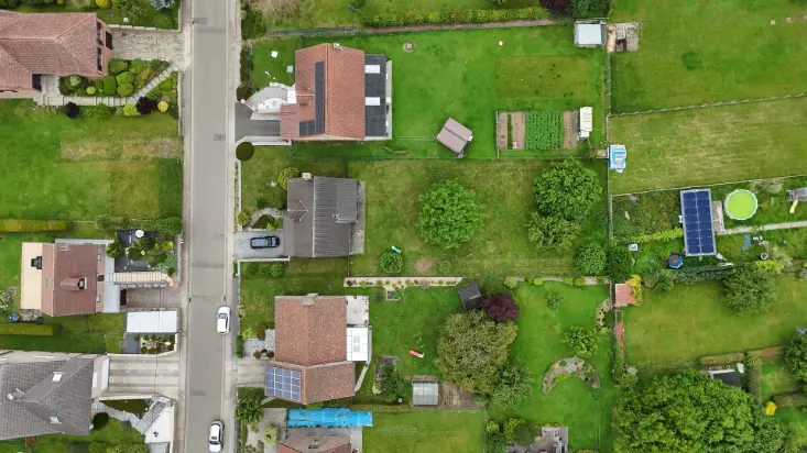 Maison par drone La Louvière2